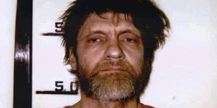 Ted Kaczynski (Foto Fbi, da Wikipedia)