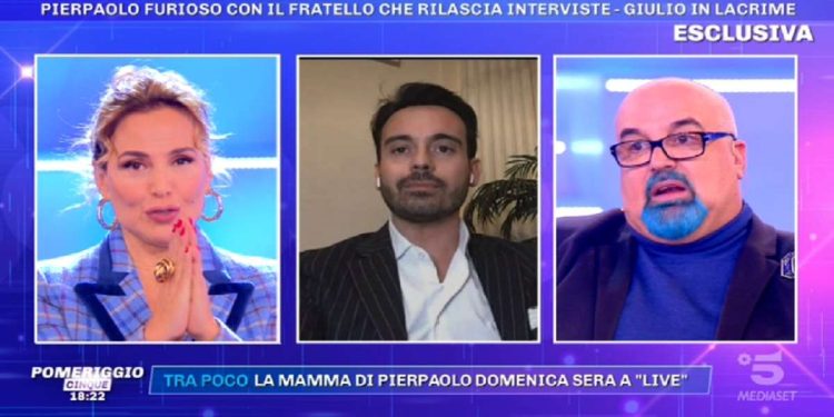 Barbara D'Urso e Francesco Fredella a Pomeriggio 5