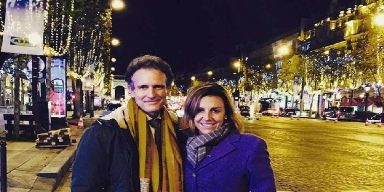 Deborah Compagnoni e Alessandro Benetton