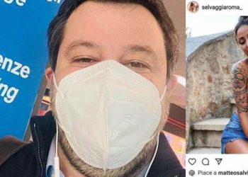 Matteo Salvini, like a Selvaggia Roma