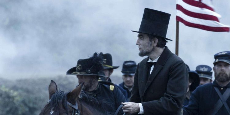 Una scena del film Lincoln