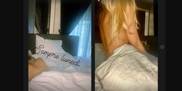 Ilary Blasi, risveglio sexy su Instagram