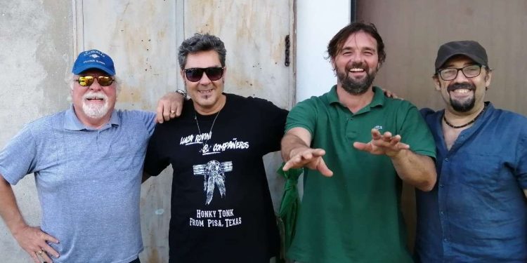 Da sinistra: Peter Bonta, Luca Rovini, Emiliano Baldacci e Andrea Pavani