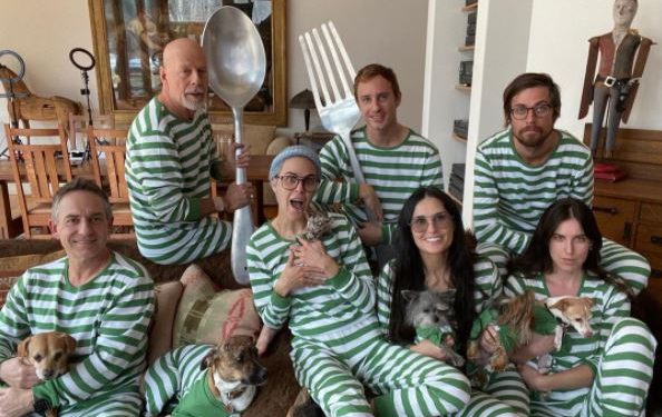 Demi Moore, Bruce Willis e la quarantena (Instagram)