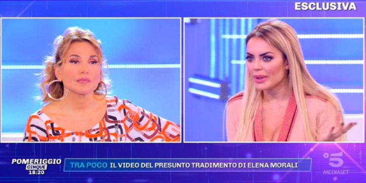 Elena Morali a Pomeriggio 5