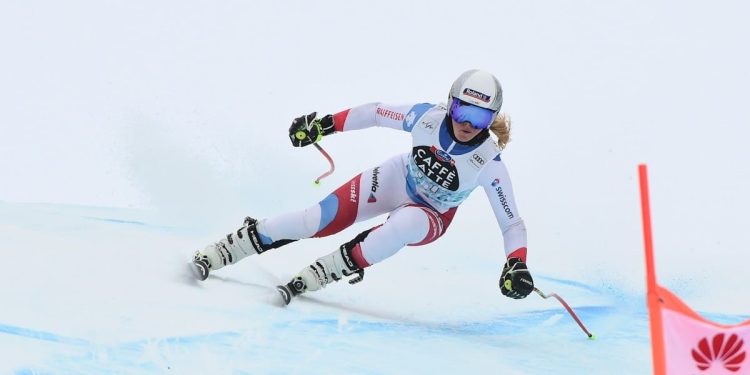 Diretta super-G Lake Louise: ha vinto Corinne Suter (Foto LaPresse)