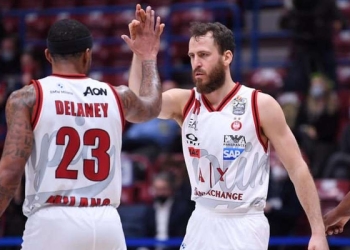 Diretta Milano Trento, gara-1 quarti playoff basket 30^ giornata (da facebook.com/OlimpiaMilano1936)