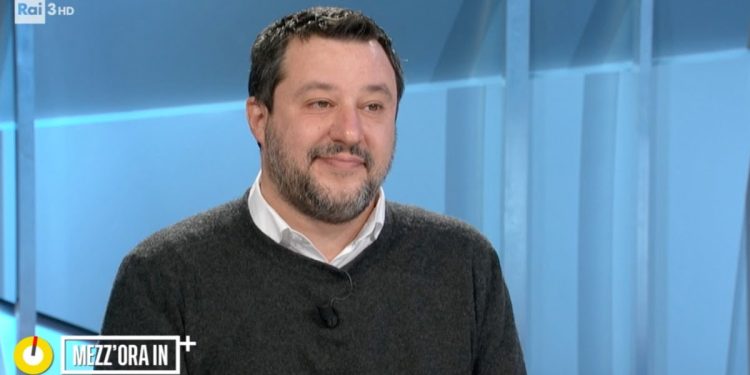 Matteo Salvini a Mezz'ora in più