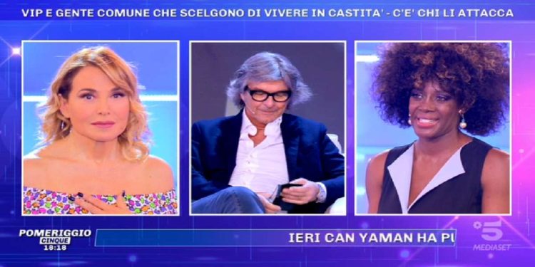 Sylvie Lubamba ospite a Pomeriggio 5