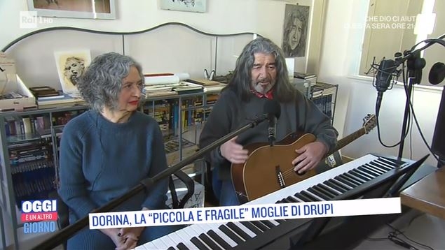 Drupi e la moglie Dorina Dato (Oggi è un altro giorno)