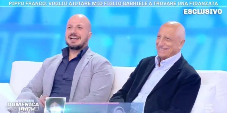 Pippo Franco e il figlio Gabriele