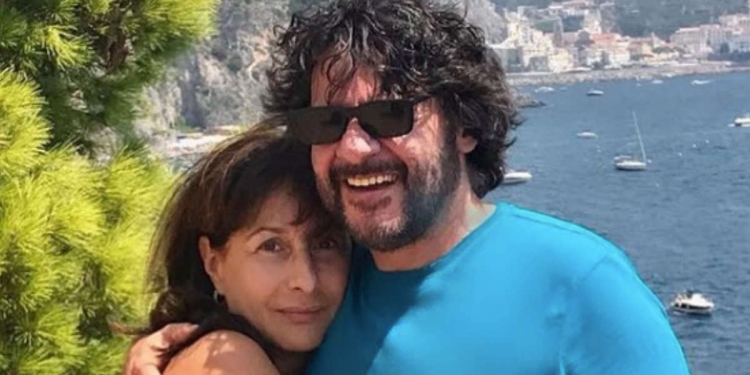 Lillo Petrolo con la moglie Tiziana Etruschi