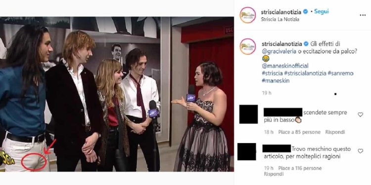 Maneskin e Valeria Graci - Foto Instagram