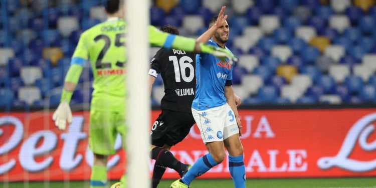 Nuovo infortunio per Faouzi Ghoulam: il terzino del Napoli si è rotto il crociato (Foto LaPresse)