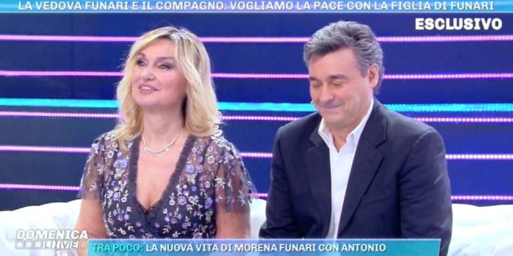 Morena Zapparoli e compagno Antonio Presta, Domenica Live