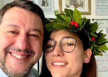 Matteo Salvini e Francesca Verdini (Foto: Instagram)