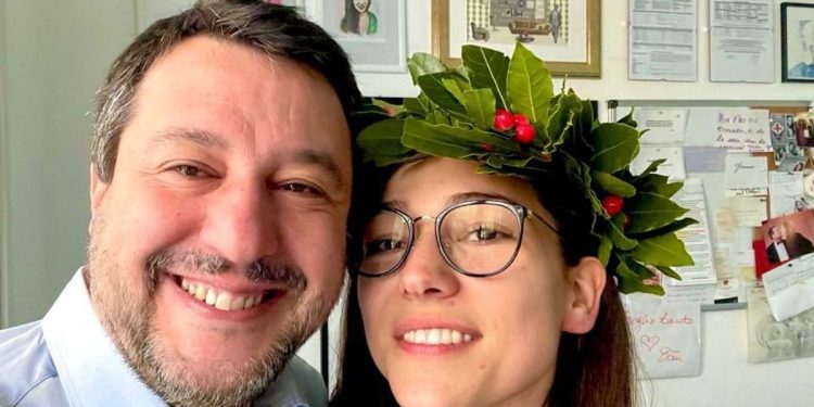 Matteo Salvini e Francesca Verdini (Foto: Instagram)