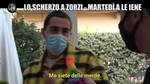 Tommaso Zorzi, scherzo Le Iene