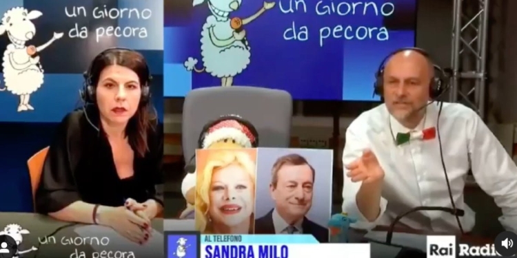 Sandra Milo, scherzo a Un giorno da pecora dopo vaccino