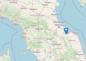 Terremoto a Pesaro (Ingv)