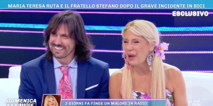 Maria Teresa Ruta e fratello Stefano, Domenica Live