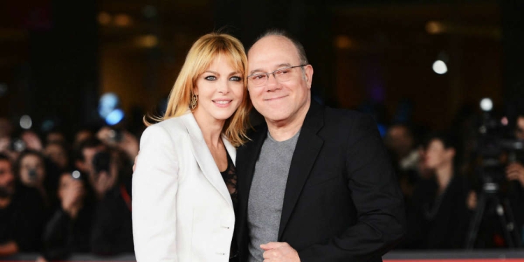 Claudia Gerini e Carlo Verdone sul red carpet