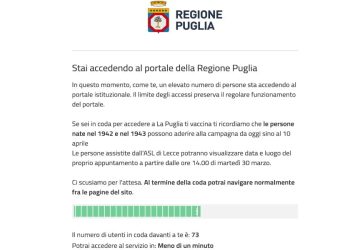 "La Puglia ti vaccina" online