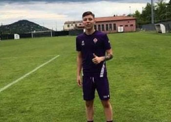 Daniel Guerini ai tempi della Fiorentina (da Facebook)