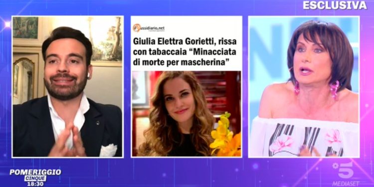 Francesco Fredella e Vladimir Luxuria a Pomeriggio 5 (Foto: screenshot)