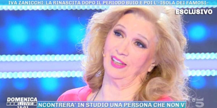 Iva Zanicchi a "Domenica Live"