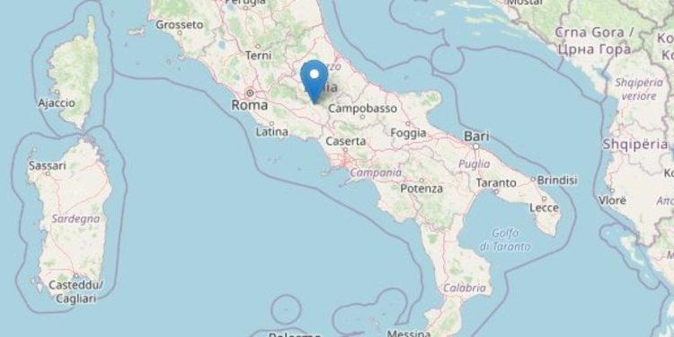 Terremoto Frosinone (Ingv)