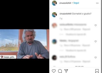 Ciro Grillo torna su Instagram?