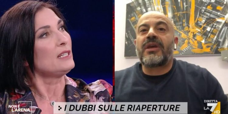 Alessia Morani vs Gianluigi Paragone a Non è l'Arena