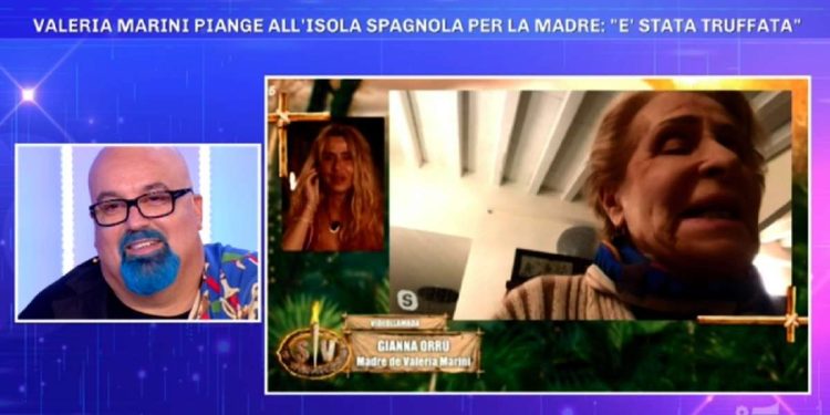 Valeria Marini a Supervivientes, Giovanni Ciacci Pomeriggio 5