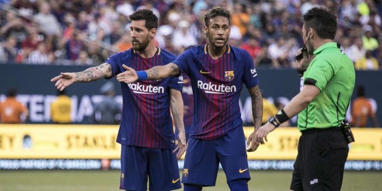 Leo Messi e Neymar: giocheranno insieme nel Psg? (Foto LaPresse)