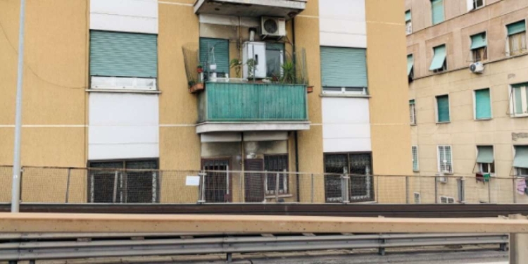 Il balcone di Fantozzi, foto Francesco Fredella Il Tempo