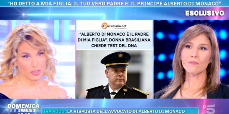 “Principe di Monaco è padre di mia figlia"(Domenica Live)