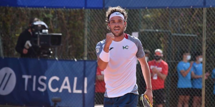 Diretta Internazionali d'Italia 2023 Roma: Marco Cecchinato eliminato da Yannick Hanfmann (Foto LaPresse)