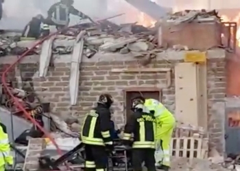 Esplosione e incendio (Foto: YouTube)