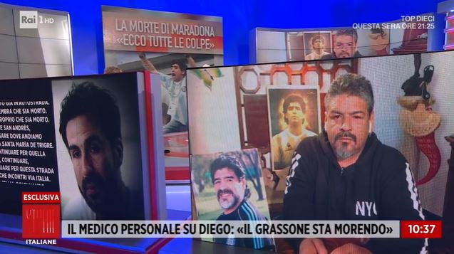 Hugo Maradona a Storie Italiane