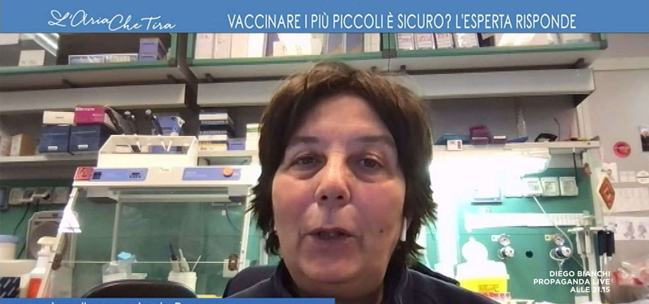 L'immunologa Chiara Azzari a "L'Aria che tira"
