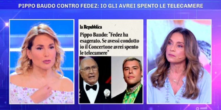 Barbara D'Urso, Fedez Pomeriggio 5