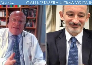 Massimo Galli vs Pietro Senaldi a L'aria che tira