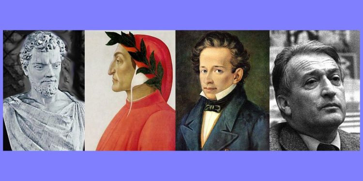 Lucrezio, Dante, Leopardi, Rodari