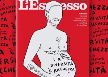 Uomo incinto sulla copertina de L'Espresso (foto: Instagram)