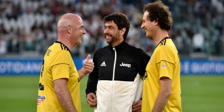 Infantino, Agnelli, Elkann