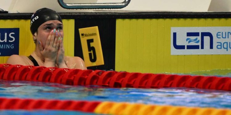 Diretta Campionati Italiani nuoto vasca corta 2021 - Benedetta Pilato. (Foto LaPresse)