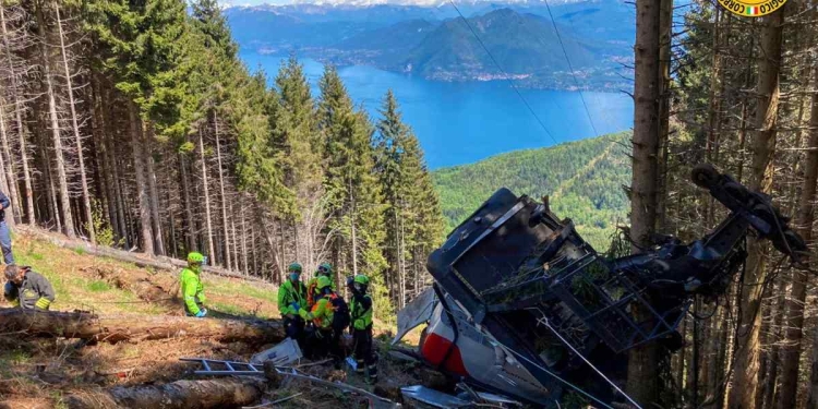 la funivia precipitata sul Mottarone