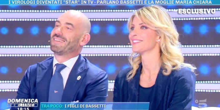 Maria Chiara Milano Vieusseux e Matteo Bassetti, Domenica Live