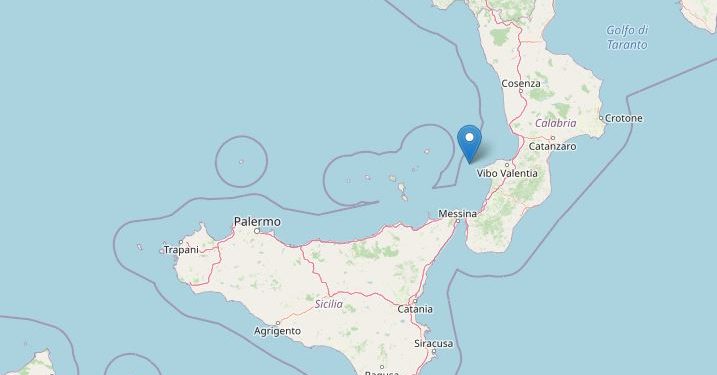 Terremoto vicino a Tropea (Ingv)